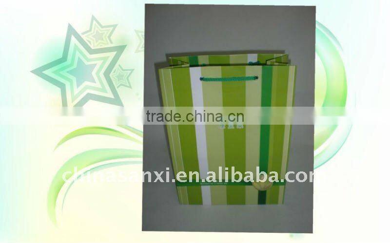 woodfree printing promotional paper bag (paper shopping bag )