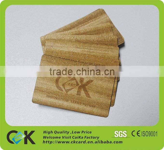 custom fancy sandalwood business card with card holder