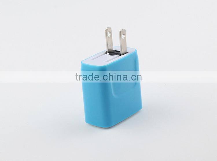 Portable 2 USB Ports Mobile Phone Travel Charger With US / EU Plug