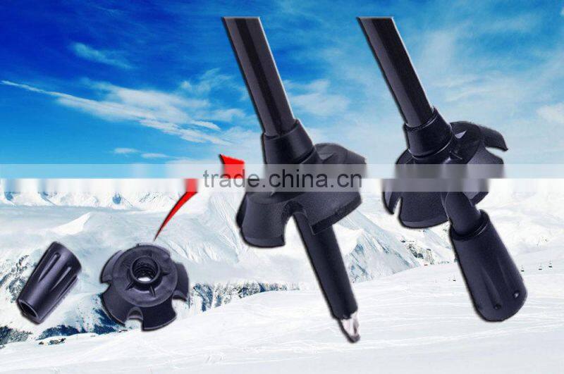 Lightweight Hiking Alpenstock,OEM Walking Stick For Safety,EVA Handle Trekking Pole