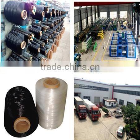 Elastic cord rubber covering mateirals braided monofilament polyethylene yarn