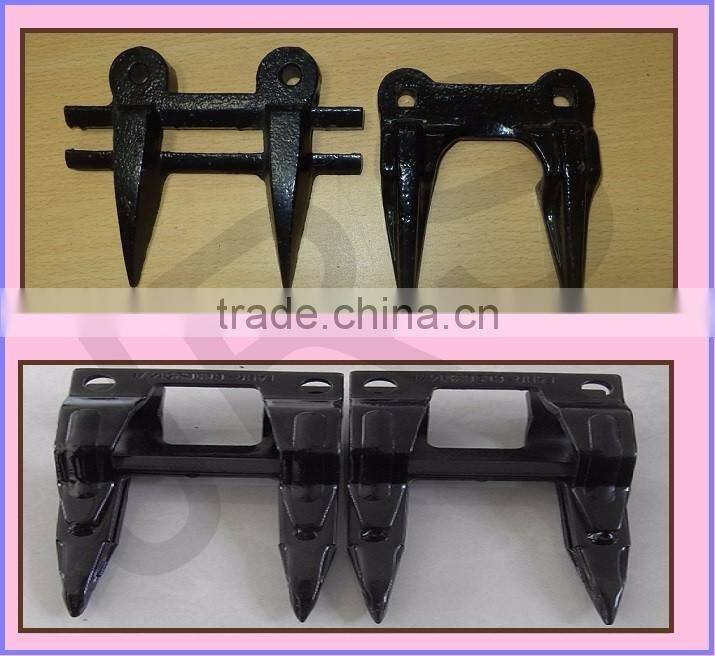 Harvester Finger doubles without blades for cultivation of land