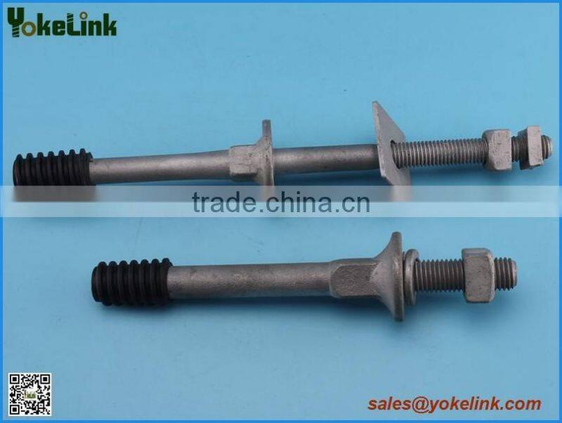 Electric accessories insulator pins nylon thread cross arm pin