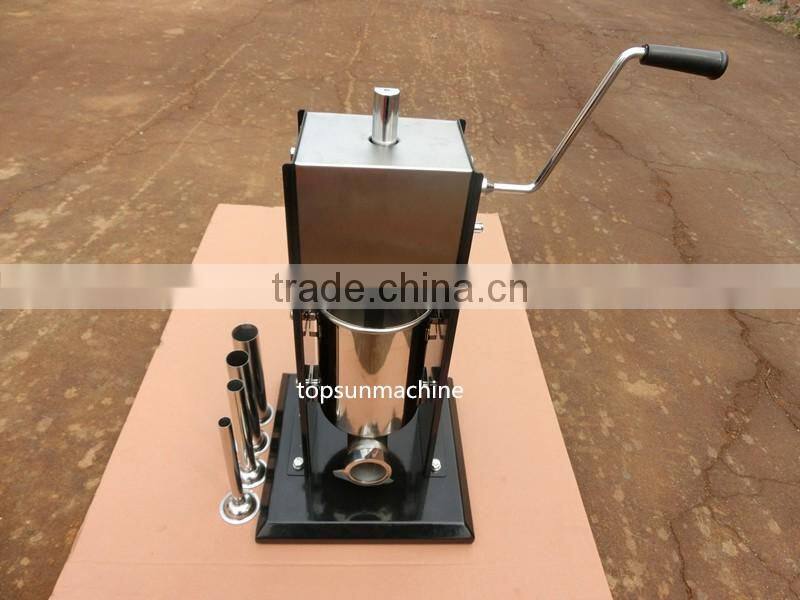 S/S manual vertical sausage sutffer 4pcs tubes