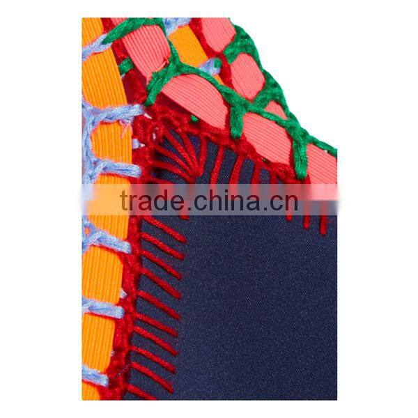 2016 xxx hot sex bikini one shoulder handmade crochet high waist bikini