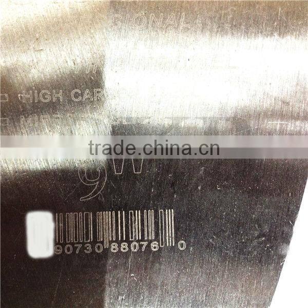 9 inch stainless steel diamond shape putty knife with rubber handle