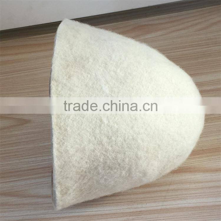 felt hat used for head form impact test of safty glazing