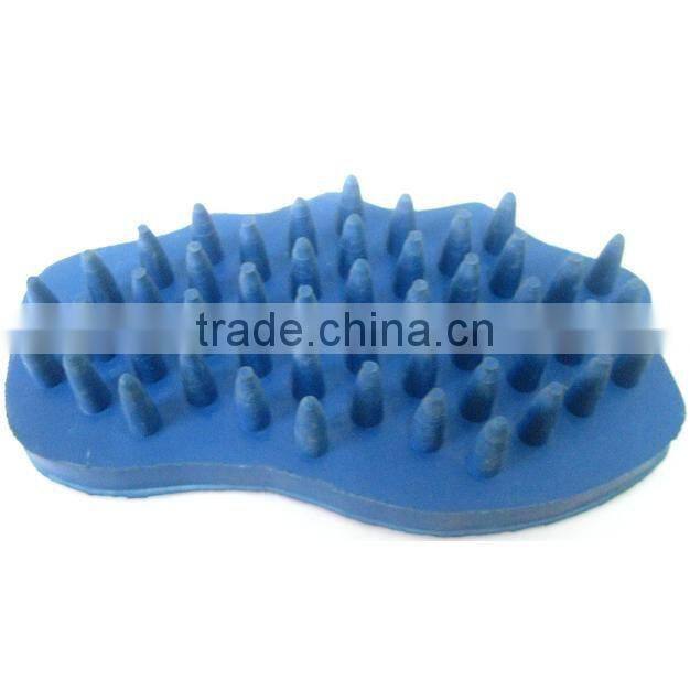 rubber pet dog grooming massager glove