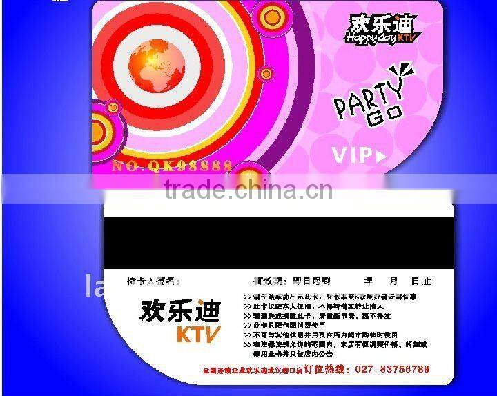 Lco/Hco magnetic stripe vip card