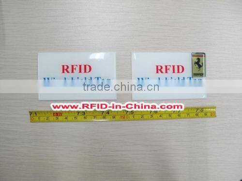 Tamper-proof RFID Windshield Sticker for Car Access Control