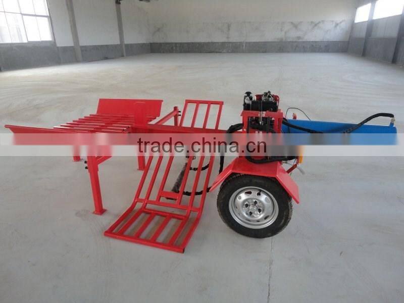 37 Ton Diesel Engine automatic hydraulic log splitter with CE approved