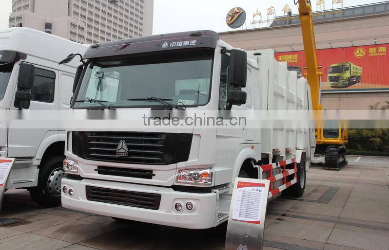 sinotruk 266hp electric garbage truck top sale