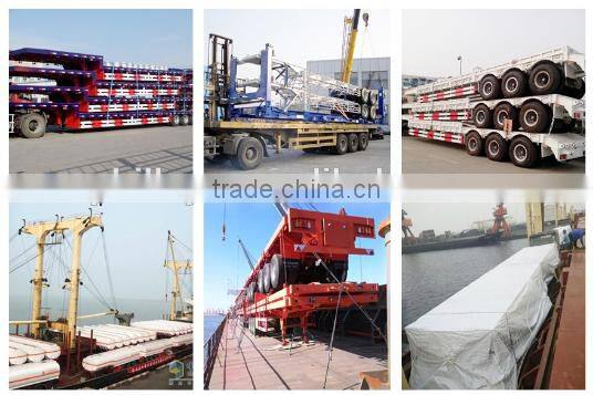 Phillaya semi trailer 2 axle 3 axle 20ton 30ton 40ton skeleton container utility trailer for sale