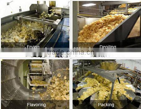 small scale corn fully automatic potato chips production line