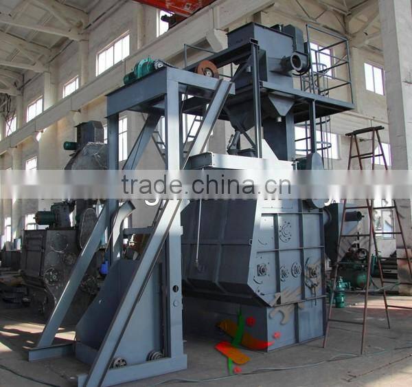 Steel pipe shot blasting cleaning machine, free design