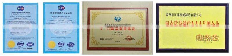 Small plate-frame filter press ,factory price