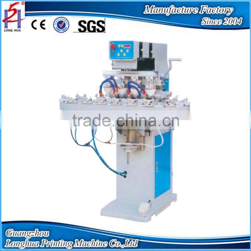 Pneumatic 4 Colors Glass Coffee Cup/Mug Pad Printing Machine,Plastic Tea Cup Printing Machine,Paper Cup Printing Machine