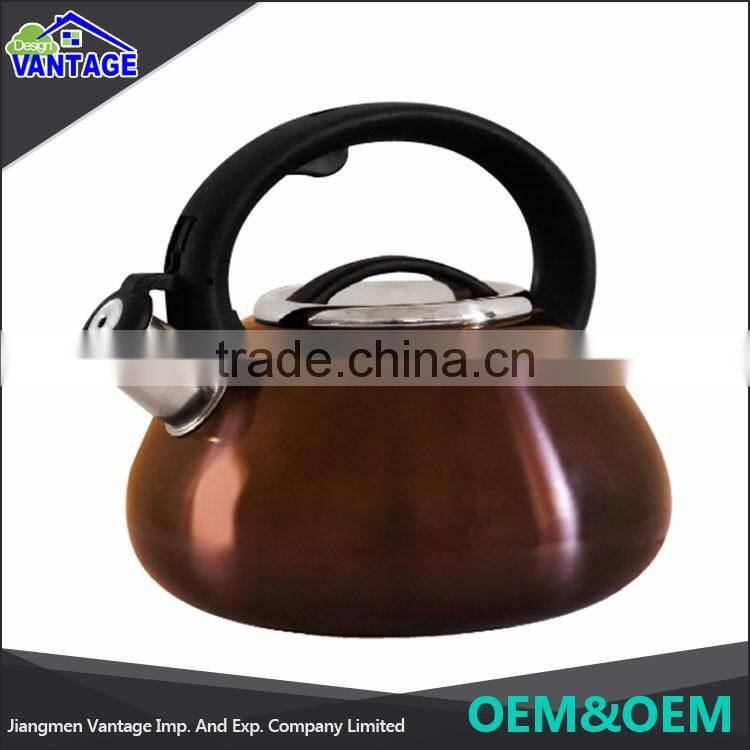 High quality best stainless steel whistling kettle tea set for wholesale