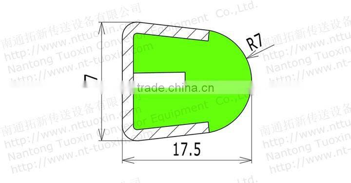 W58 Round Cap Side Guide for Conveyor System