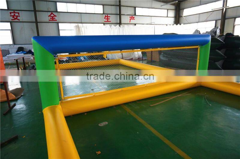 Commercial Grade Outdoor Water Games Inflatable Beach Volleyball Court For Sale