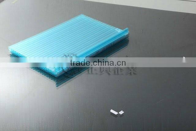 multiwalll polycarbonate hollow roofing sheet