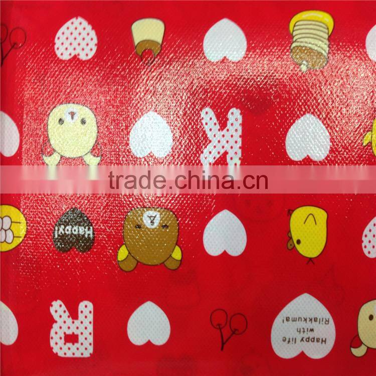 printed laminated nonwoven fabric table cloth