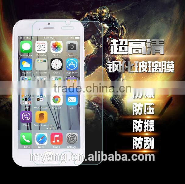 Toughened glass film 6 toughened glass membrane toughened film mobile film 4.7 inch border for iphone6