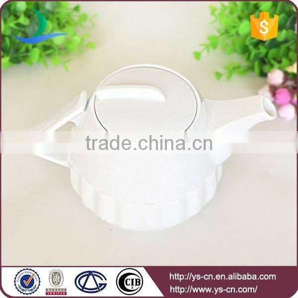 Wholesale White Ceramic Tea Pot For Home