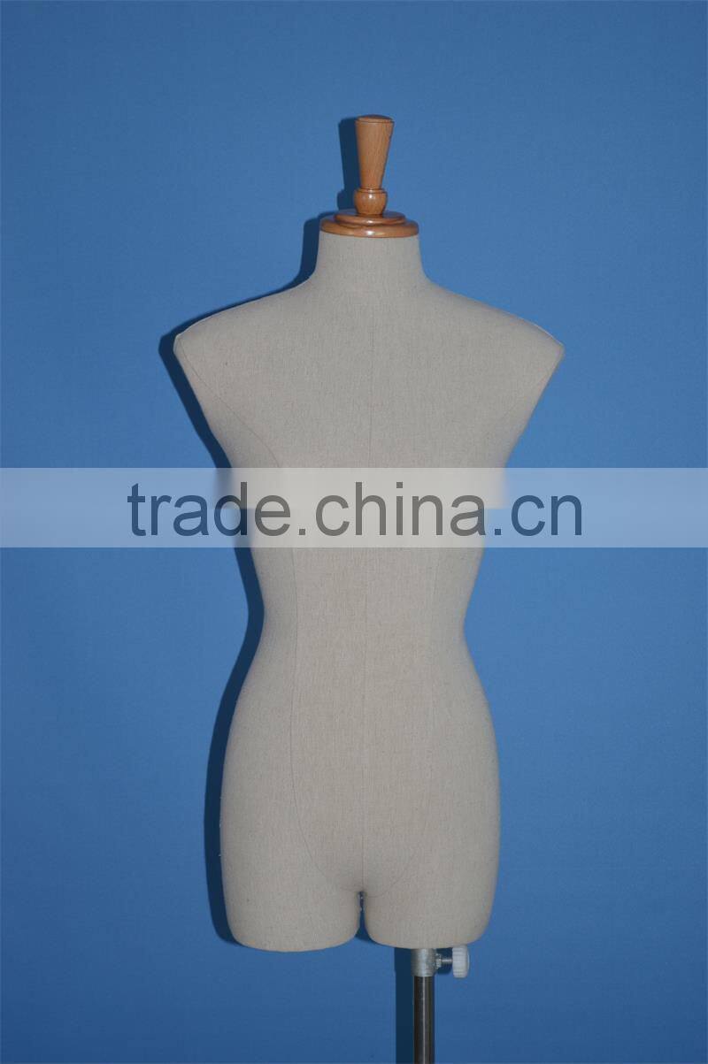 Fashion female mannequin With fabric covered for dressing display