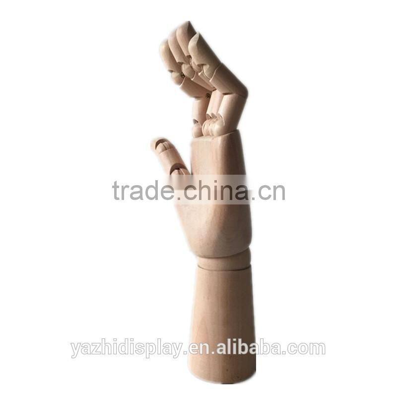 Lotus wood Hand Adjustable Wooden Hand Mannequin Dispaly Jewelry mannequin