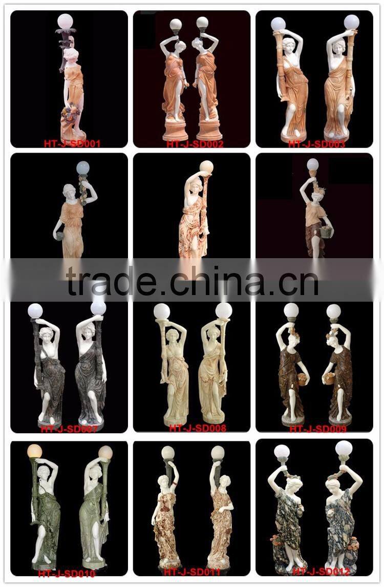 Marble Stone Carving Lamp Sculpture