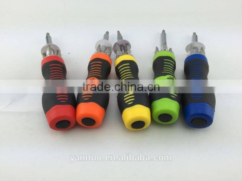 6 in 1 LED Light screwdriver 360 Bit Set Mini mobile phone electric screwdriver