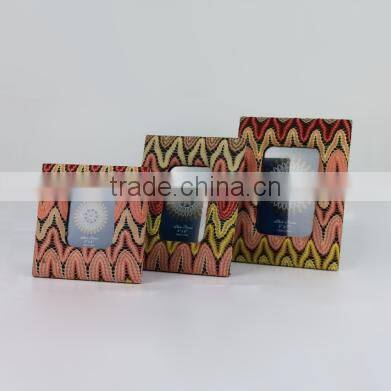 hot sale lace printing fabric frame can do customized printing