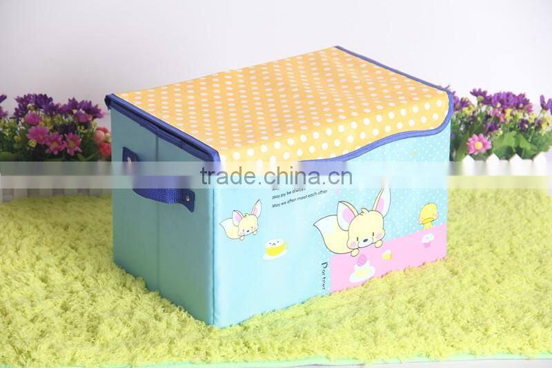 N489 Household Non Woven Box Foldable Storage Box Storage Organizer