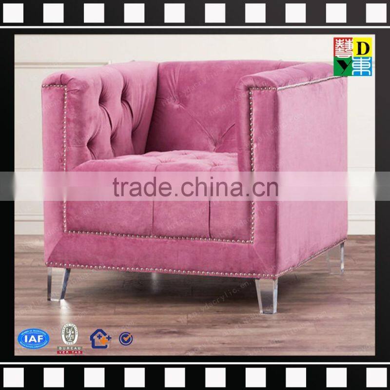 Hot sale acrylic moden living room furniture sofa from Shenzhen Yidong