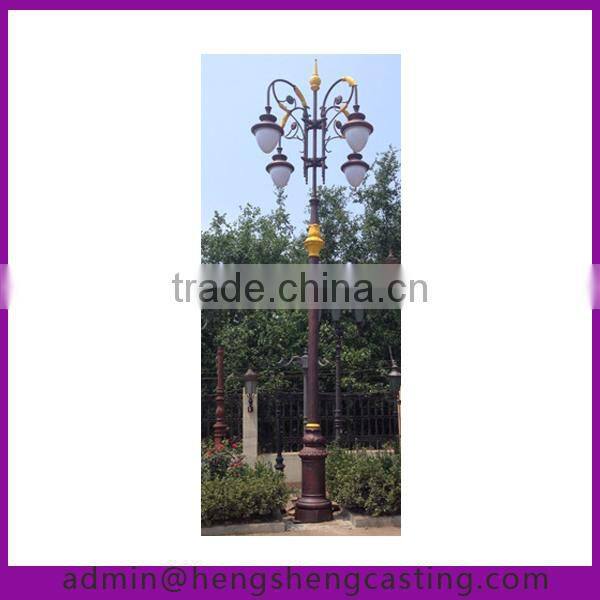 Middle East antique 7.8 meters decorative street lighting pole