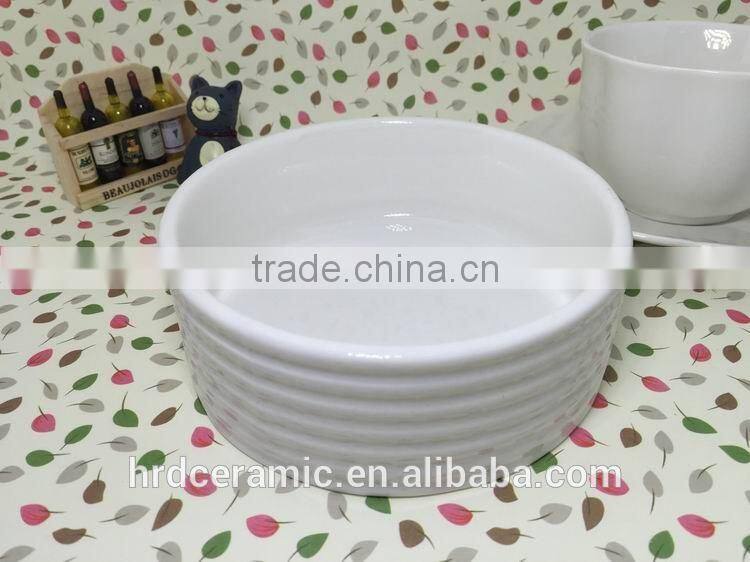 Stocked ceramic bowl stocked , wholesale bakeware ceramic bowl ,cheap bakeware porcelain bowl