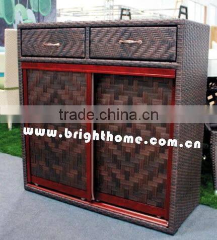 Large Custom Made Sliding Door Shoe Cabinet