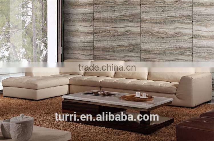 2017 modern chesterfield corner leather sofa for living room furniture