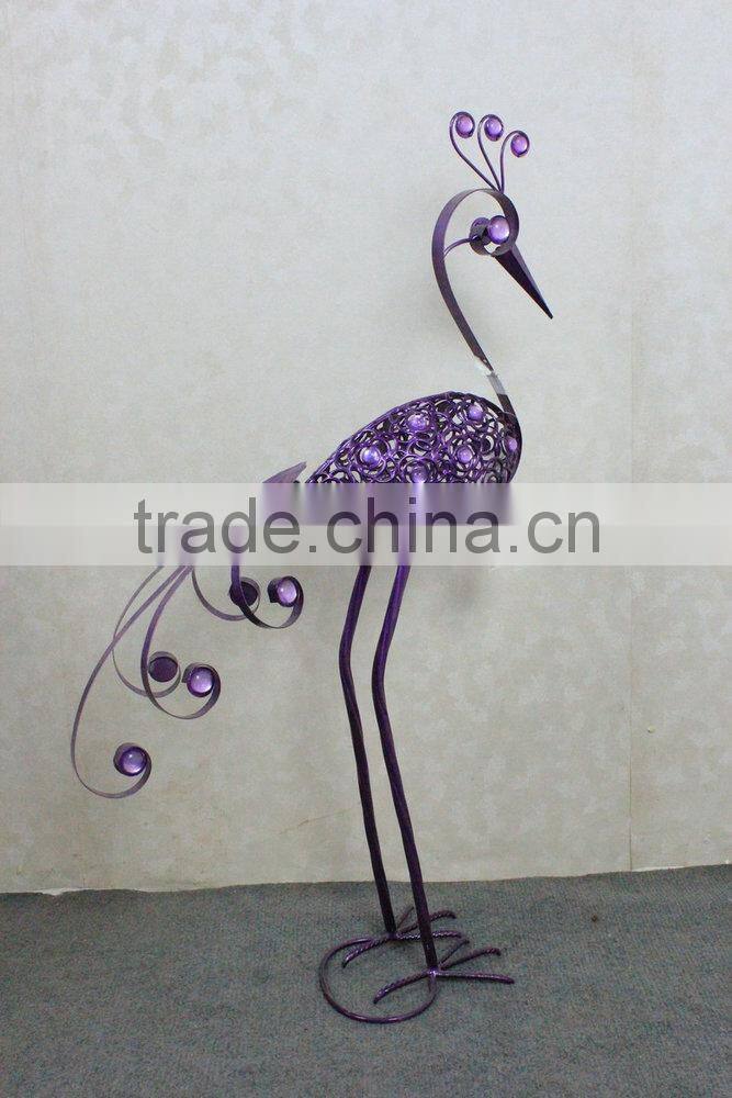 Decorative peacock for garden