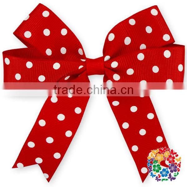 Lovely Dots Ribbon Boutique Kids Grosgrain Alligator Clips For Hair Bows/ Halloween Hairbow