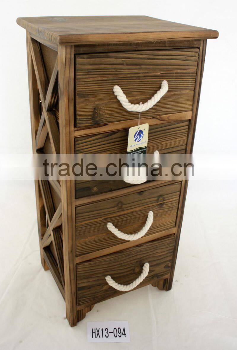 rustic furniture drawer cabinet unfinished wood furniture wholesale