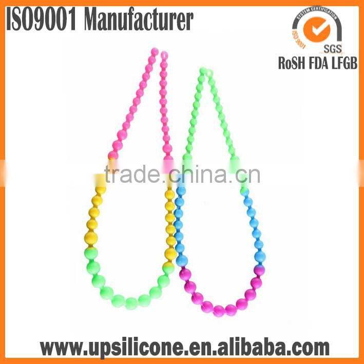 teething silicone necklace silicone babies teething necklace