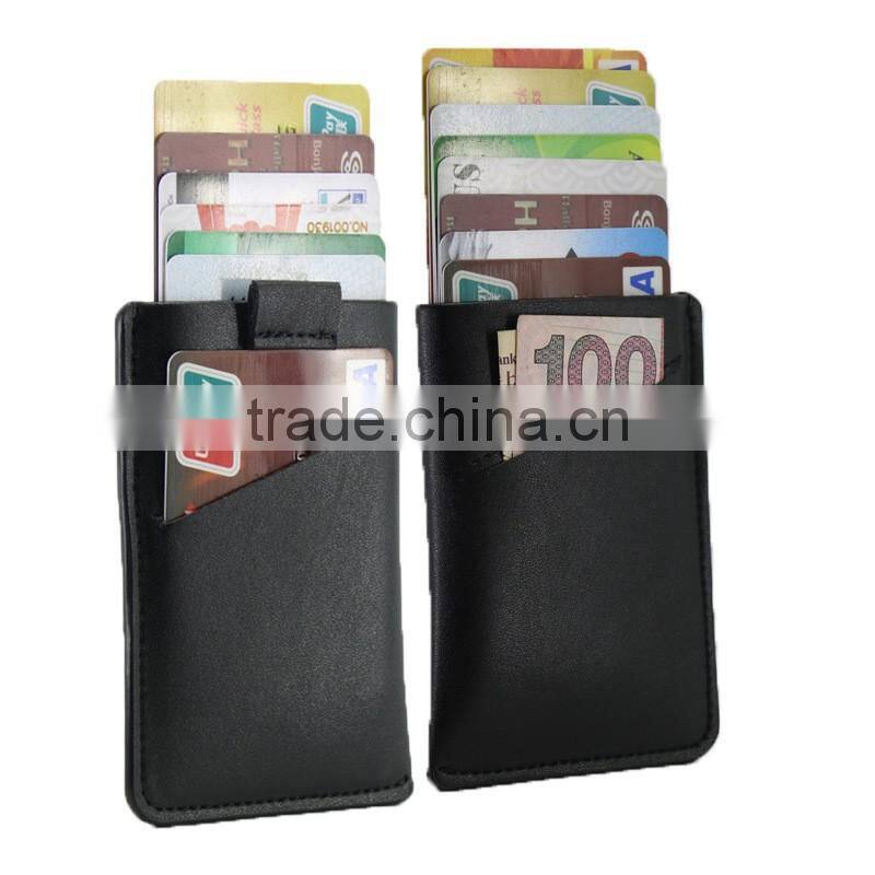 New design pull tab sleeves card holder with slim wallet