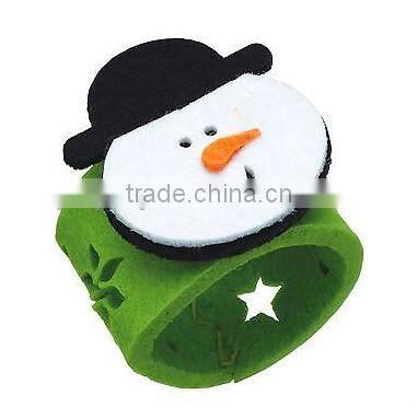 alibaba express best high quality home decoration new products custom fabric felt napkin ring holder made in china