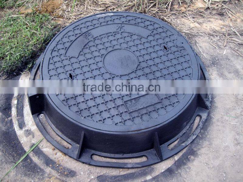 Ductile Iron Double Seal Lockable Manhole Cover With Frame