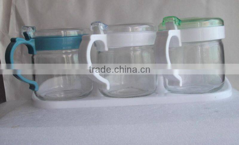 110z 330ml Amazing glass storage jars set