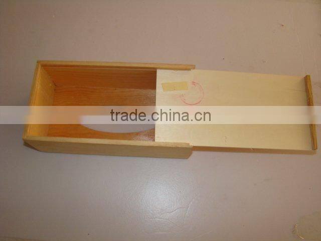 simple wooden tissue box