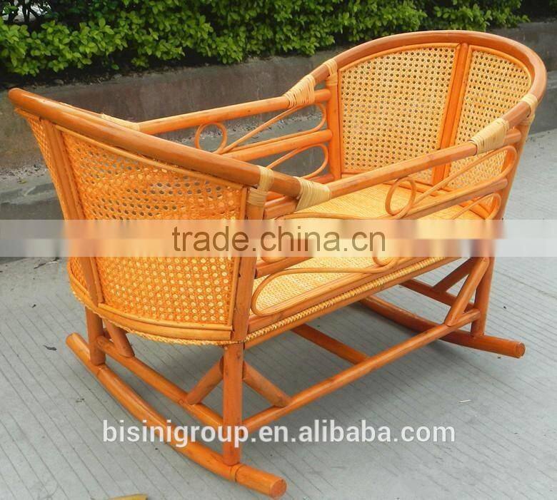 Portable baby cradle crib baby swing bed made of rattan for new born baby bed BF09-80000