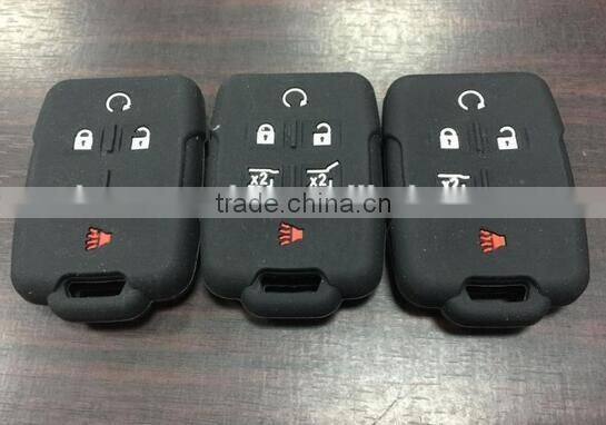 For Chevrolet Cruze Aveo Lova Spark Onix Silverado Volt Silicone Car Key Cases Cover Holder Replacement 3 4 5 6Buttons